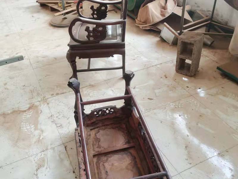 通河老旧红木家具保养维修厂